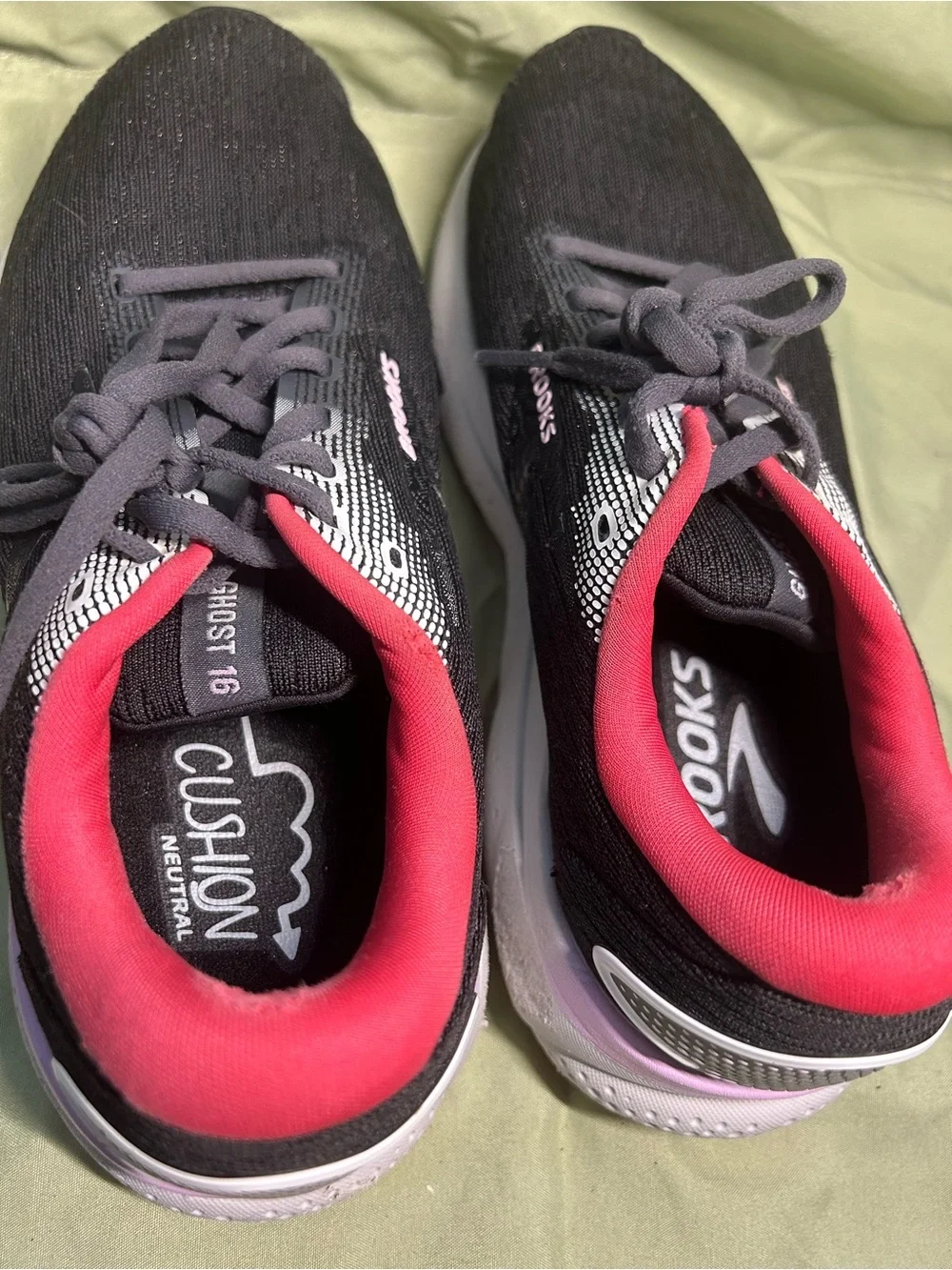 Brooks Ghost 16 Shoes Womens Size 7.5 Running Cushioned Sneakers